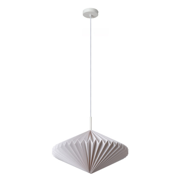 Decor Paper Lantern Diamond Pendant E27 White Decor Paper Lantern Diamond Pendant E27 White