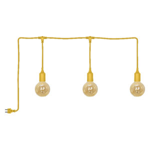 ENDURA® Decor Portable Pendant 7m 3X4W 820 Plug E27 Yellow