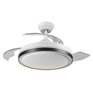 Ceiling Fan Retractable 1070 66W White