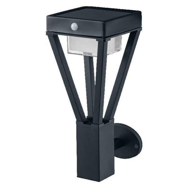 ENDURA Style Solar Bouquet Wall Sensor 6W Black ENDURA Style Solar Bouquet Wall Sensor 6W Black