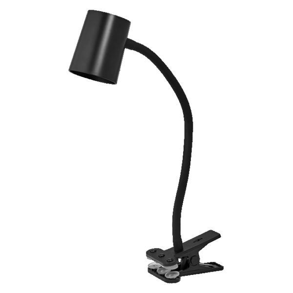 Office Line Desk Trapezium Clip GU10 Black Office Line Desk Trapezium Clip GU10 Black