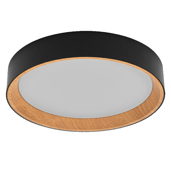 Orbis Larios 390mm 24W 830 Click DIM Wood Decor and Black Orbis Larios 390mm 24W 830 Click DIM Wood Decor and Black