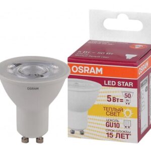 LS PAR16  5036  5W/830 (50W) 230V  GU10 370lm  36 15000h OSRAM LED-лампа