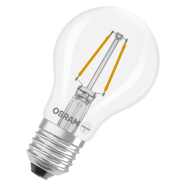 LED Star Classic A 15 Filament 1W 827 Clear E27 LED Star Classic A 15 Filament 1W 827 Clear E27