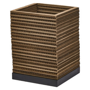 Decor Cardboard Square Table E27 Brown Decor Cardboard Square Table E27 Brown