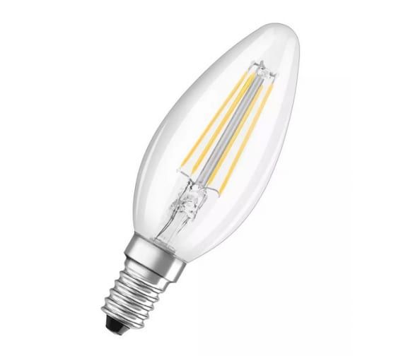 FIL LSCL B60 5W/827 230V CL E14 660lm - LED лампа свеча OSRAM