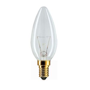 STANDART B35 CL 60W 230V E14 (свеча прозрачная d35x100) - лампа PHILIPS STANDART B35 CL 60W 230V E14 (свеча прозрачная d35x100) - лампа PHILIPS