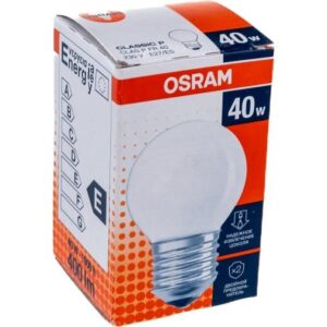 CLASSIC P FR 40W 230V E27 (шарик матовый d45x75) - лампа OSRAM