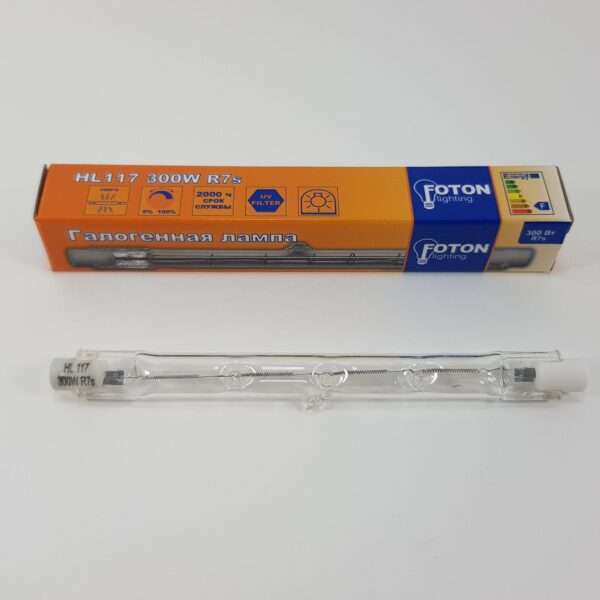 HL117 300W R7s (20/500) - лампа галогенная FOTON LIGHTING HL117 300W R7s (20/500) - лампа галогенная FOTON LIGHTING