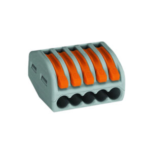 222-415   5 конт., многоразовая, 32A 400V - клеммная колодка WAGO (40)