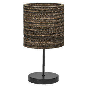 Decor Cardboard Cylinder Table E27 Brown Decor Cardboard Cylinder Table E27 Brown