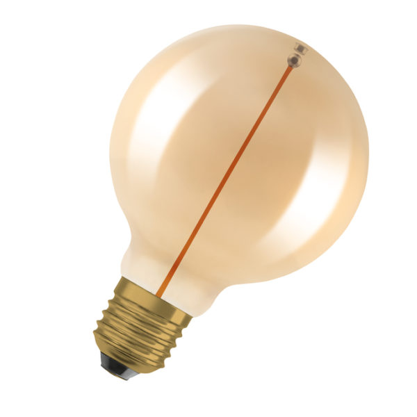 Vintage 1906 Globe 95 12 Filament Magnetic 2.2W 827 Gold E27 Vintage 1906 Globe 95 12 Filament Magnetic 2.2W 827 Gold E27