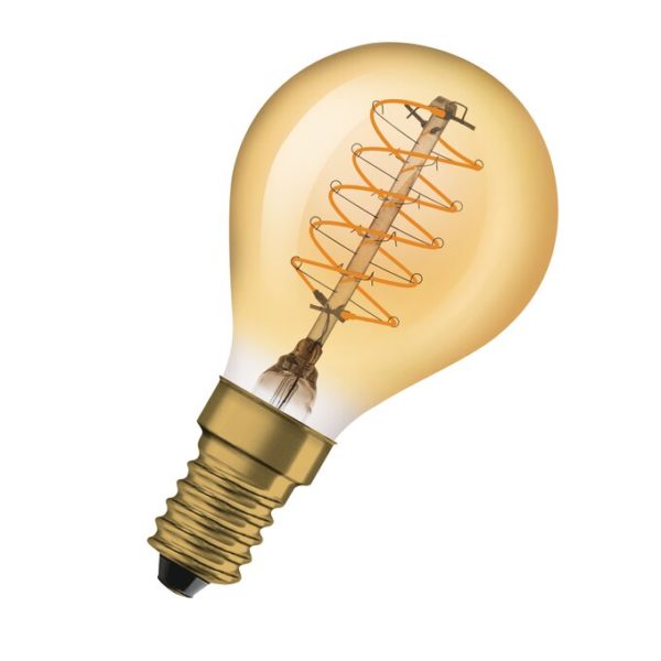 Vintage 1906 Classic P 25 Filament DIM 3.4W 822 Gold E14