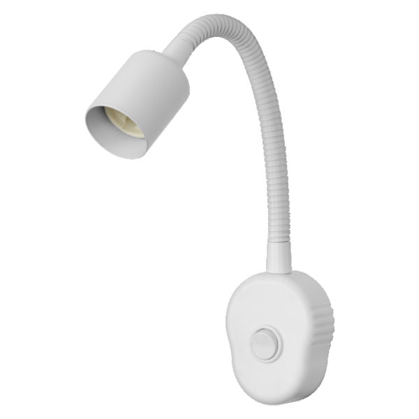 Plug Tube Flex GU10 White EU Plug Plug Tube Flex GU10 White EU Plug