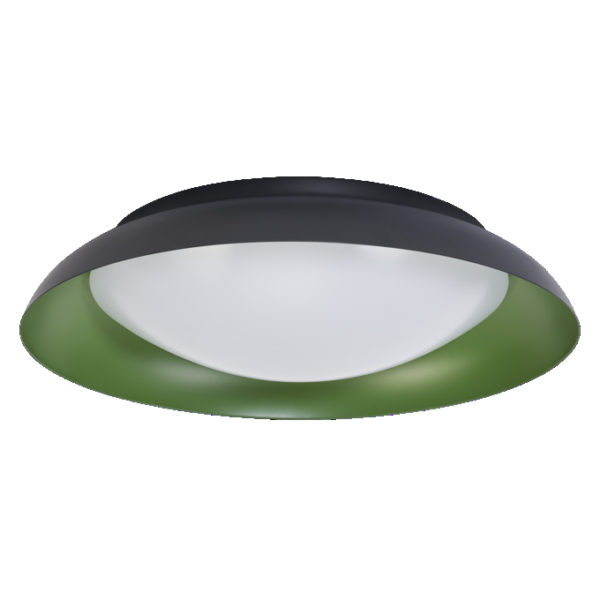 Orbis Plate 430MM 35W 830 Click DIM Black and Green