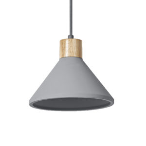 Decor Concrete Wood Pendant 220 mm E27 Dark Gray Decor Concrete Wood Pendant 220 mm E27 Dark Gray