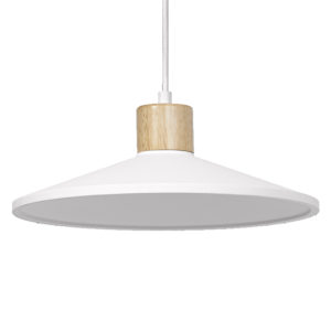 Decor Plaster Wood Pendant 320 mm E27 White Decor Plaster Wood Pendant 320 mm E27 White
