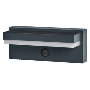 ENDURA® Style Solar + USB Robust Sensor Wall IP54 Dark Grey