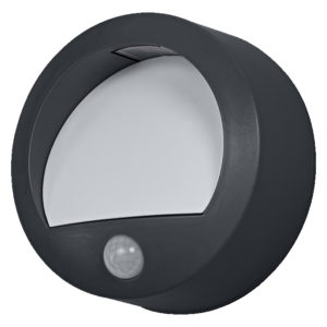 ENDURA® Style USB Wall Step Round Sensor IP44 Dark Grey ENDURA® Style USB Wall Step Round Sensor IP44 Dark Grey
