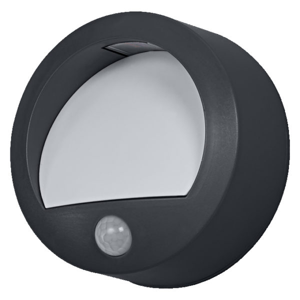 ENDURA® Style USB Wall Step Round Sensor IP44 Dark Grey ENDURA® Style USB Wall Step Round Sensor IP44 Dark Grey