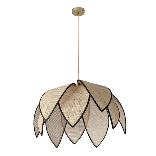 Decor Rattan Lotus Pendant 670 E27 Brown Decor Rattan Lotus Pendant 670 E27 Brown