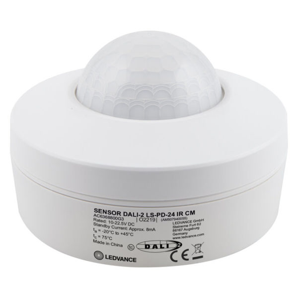 SENSOR DALI-2 LIGHT/PRESENCE-24 INFRARED CEILING MOUNTING