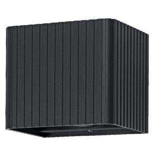 ENDURA® Style Striped Cube Adjustable Wall Updown 10W IP65 Dark Grey ENDURA® Style Striped Cube Adjustable Wall Updown 10W IP65 Dark Grey