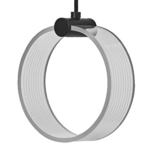 Decor Circle 1XPendant PL 8W Click CCT Black