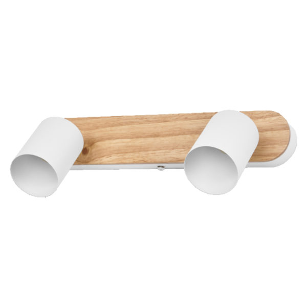 LED Spot Wood Line 2xGU10 White and Wood Decor LED Spot Wood Line 2xGU10 White and Wood Decor