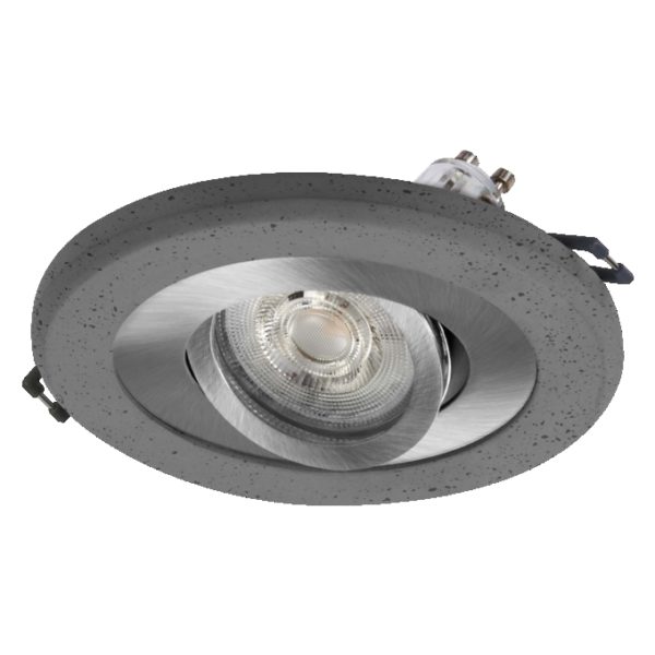 Concrete Spot GU10 Dark 4.5W Satin Nickel Concrete Spot GU10 Dark 4.5W Satin Nickel