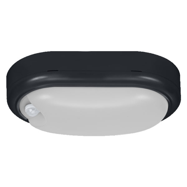 LED Bulkhead Motus Oval 15W CCT Sensor Black LED Bulkhead Motus Oval 15W CCT Sensor Black