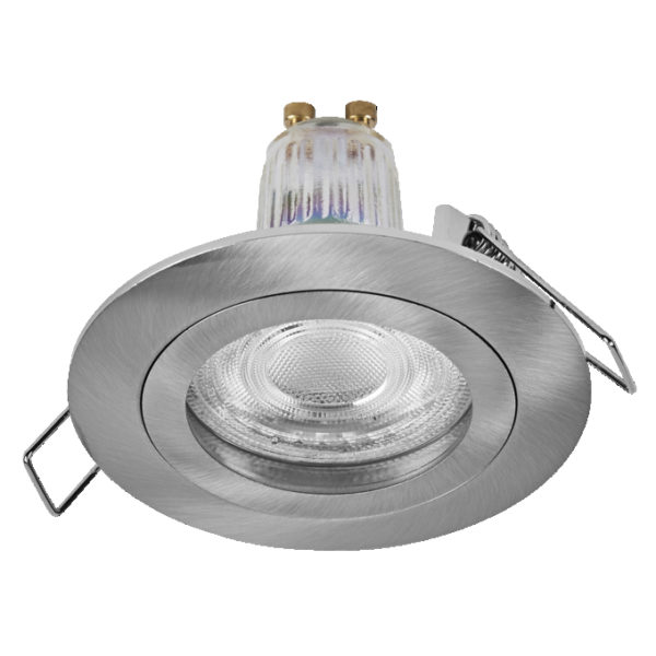 Spot Set Recess GU10 Click 4.5W 827 Satin Nickel Spot Set Recess GU10 Click 4.5W 827 Satin Nickel