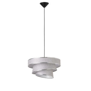 Decor Glittery Pendant E27 Grey Decor Glittery Pendant E27 Grey
