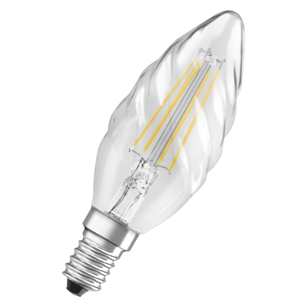 LED Superstar Plus Classic BW 40 Filament DIM 3.4W 940 Clear E14