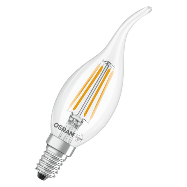 LED Star Classic BA 40 Filament 3.4W 827 Clear E14 LED Star Classic BA 40 Filament 3.4W 827 Clear E14