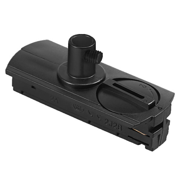 Tracklight Pendant Connector Black