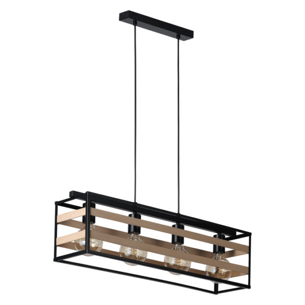 Decor Fence Pendant 4 x E27