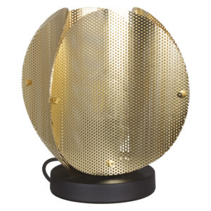 Decor Folded Globe Table E27 Gold