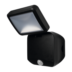 Battery LED Spotlight Sensor 4W 4000K IP54 Black Battery LED Spotlight Sensor 4W 4000K IP54 Black