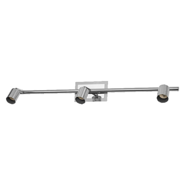 LED Spot Cylinder Duo 3xGU10 Brushed Nickel