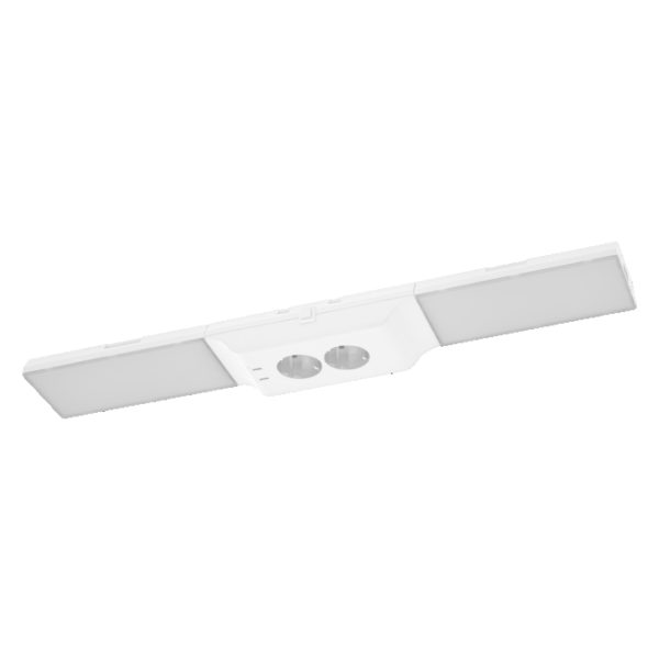 Undercabinet Socket Flood 830 DIM USB White Kit Undercabinet Socket Flood 830 DIM USB White Kit