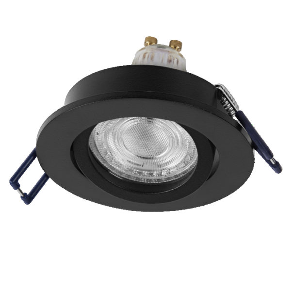 Spot Set Recess GU10 Adjustable Click 4.5W 827 Black Spot Set Recess GU10 Adjustable Click 4.5W 827 Black
