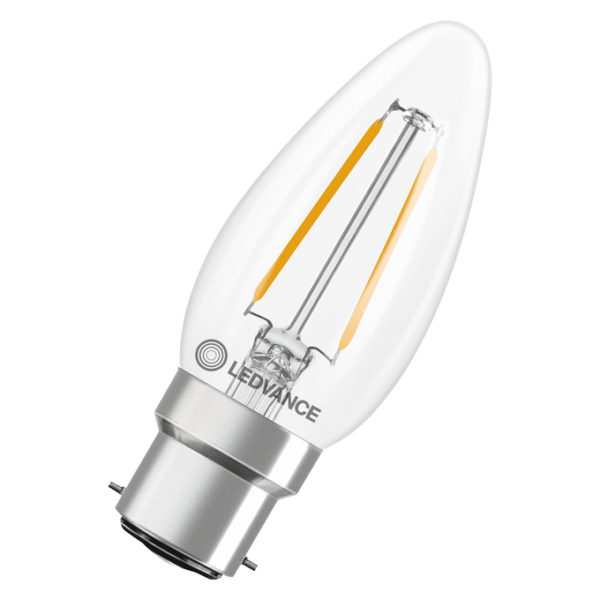 LED Classic B 25 Filament V 1.8W 827 Clear B22d