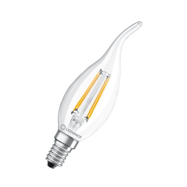 LED Classic BA 40 Filament P 4W 827 Clear E14 LED Classic BA 40 Filament P 4W 827 Clear E14