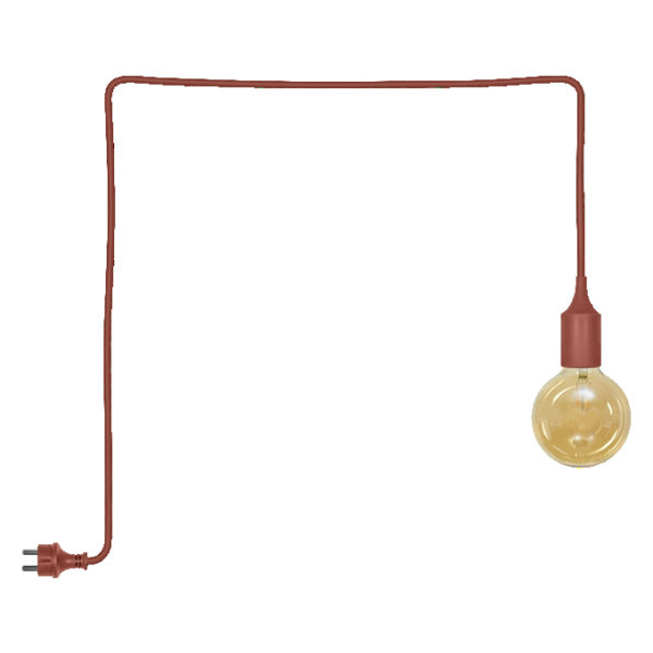 ENDURA® Decor Portable Pendant 5m 2.5W 824 Plug E27 Brown