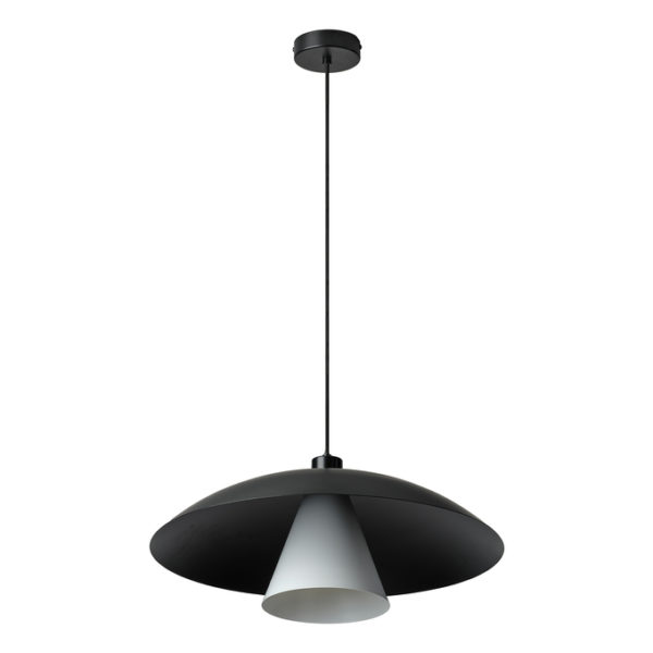 Decor Flying Mushroom Pendant E27 Black