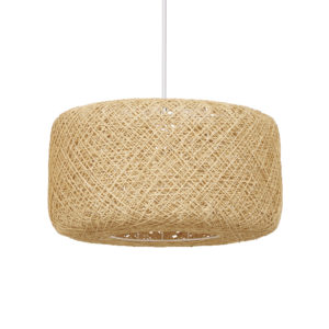 Decor Paper Bale Pendant 1XE27 Beige