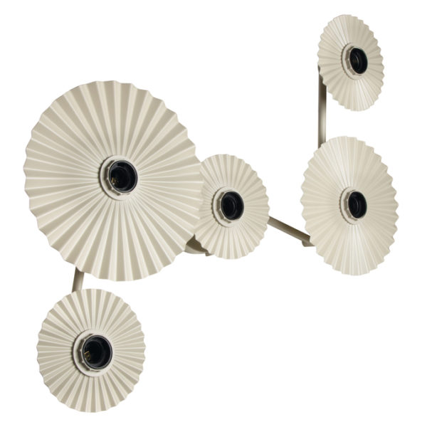 Decor Plisse Wall 5 x E27 Beige Decor Plisse Wall 5 x E27 Beige
