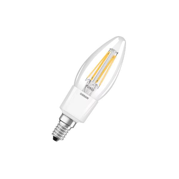5.5W/827 (=60W) E14 PARATHOM FIL прозрачн - LED лампа свеча OSRAM