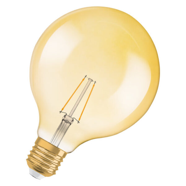 Vintage 1906 Globe 22 Filament 2.5W 824 Gold E27 Vintage 1906 Globe 22 Filament 2.5W 824 Gold E27
